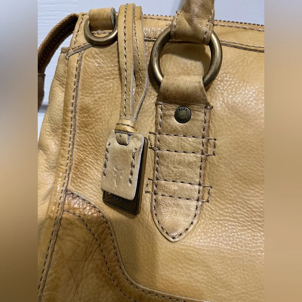 Frye Light Brown Leather Satchel - Picture 5 of 16